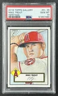 MIKE TROUT PSA 10 2018 TOPPS GALLERY BASEBALL #H-35 HERITAGE ANGELS 484