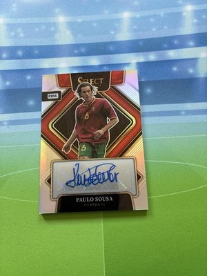 2022-23 Panini Select FIFA Auto Paulo Sousa Silver Portugal