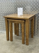 LAURA ASHLEY GARRAT NEST OF TABLES HONEY GOLD FINISH  🚚 DEL AVAIL