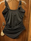 12DD  Victorias Secret Black Swimsuit Ruched with Underwire Bra. Gently Used. — photo 5