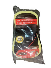 New Super Durable Drivers Choice Car Wash Sponge Yellow 4.9x8.9x2.3 Inch S3