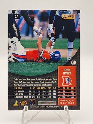 1996 Pinnacle - John Elway #67 | eBay