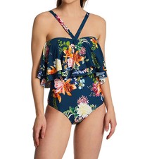 Jantzen 23038M Floral Enchantment Clair One Piece Swimsuit