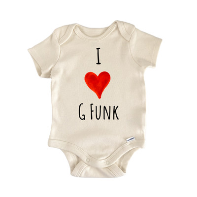 I Love G Funk Newborn Baby Onesie  Bodysuit