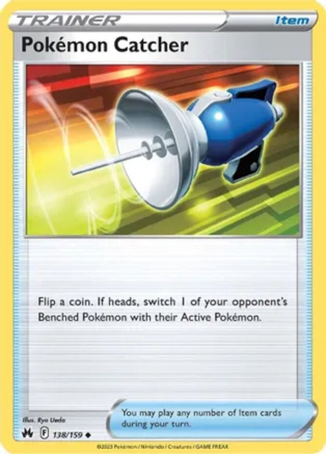 Pokemon Catcher - 138/159 - Uncommon - Reverse Holo - Near Mint