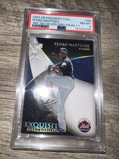 Pedro Martinez PSA 8 2007 Upper Deck Exquisite Collection Silver Spectrum 1/1