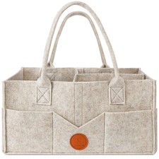 Felt Diaper Organizer for Changing Table: Indoor Outdoor Nursery