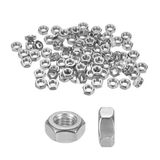200pcs Metric Hex Nuts M10 x 1.5mm Stainless Steel Hexagon Nut