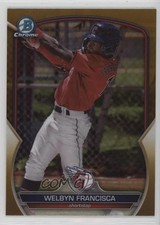 2023 Bowman Draft Chrome Gold Refractor /50 Welbyn Francisca #BDC-62 2a9