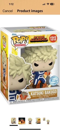 Funko POP! Animation: My Hero Academia - Katsuki Bakugo (Box Lunch) #1313