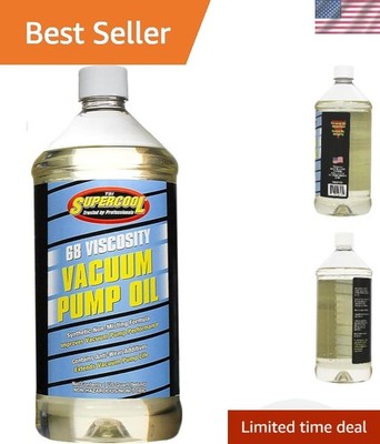 Synthetic Vacuum Pump Oil 32oz - Non-Misting Formula for Extended Lifespan