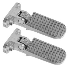 2 Pcs Passenger Footrests Rear Footpeg Replacement Motorcycle Pegs