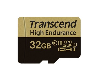 32GB Transcend hohe Ausdauer MicroSDHC-Karte CL10 w/SD-Adapter
