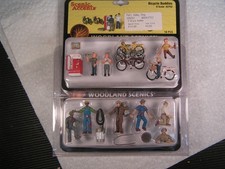 Woodland Scenics City Workers & Bicycle Buddies Scenic Accents échelle O NEUF