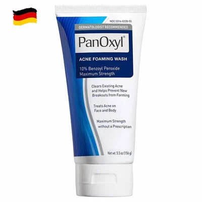 PanOxyl, Akne Schaumwäsche, Benzoylperoxid 10% maximale Festigkeit, 5,5 Unzen