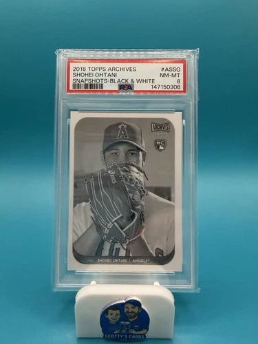 2018 Topps Archives Snapshots Black & White Shohei Ohtani | Rookie Year | POP 36