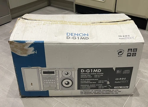 Denon D-G1MD Mini Hi Fi System Boxed & Remote Fully Working 🔥 - Imagen 1 de 19