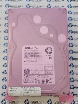DELL TOSHIBA 4TB 3.5'' SATA HDD 7200 RPM MG08ADA400NY, GRADE A+, SKU 22581