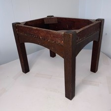 Antique Mission Oak Arts & Crafts Original Finish Footstool Possibly Stickley