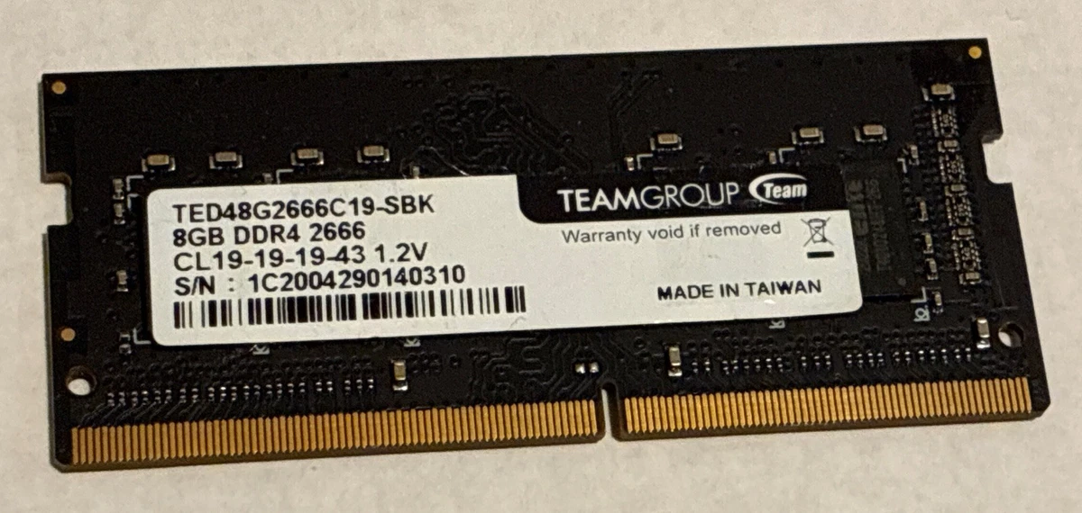 Team Group PC4-21300 (DDR4-2666) Bus Speed DDR4 SDRAM Memory (RAM