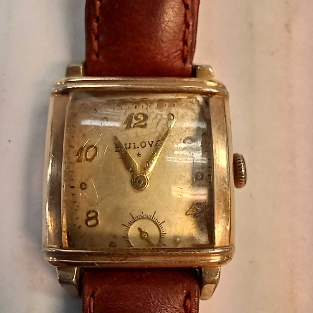 Bulova ?His Excellency? Mens Watch Square Tank Watch Art Deco