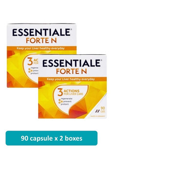 2 Boxes X Essentiale Forte N Liver Detox & Liver Tonic Supplement 90s