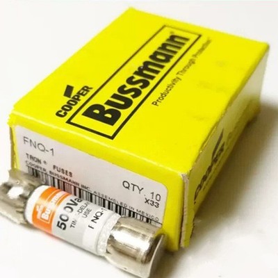 10pc new Bussmann FNQ-1 FNQ1 ( 1 Amp ) 1A 500Vac TIME-DELAY Fuse