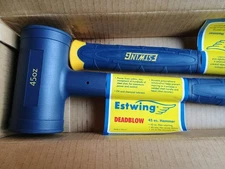 Estwing CCD45 Dead Blow Hammer  Soft Face  45 oz. - Quantity  Box of 2 Tools Blu