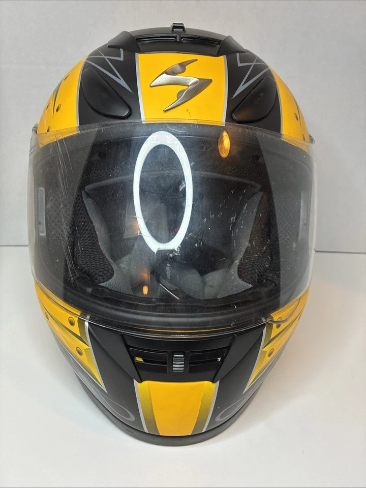 Scorpion Exo 700 Helmet Scratches On Visor Light /dropped Like New Beside W Bag! - Image 4 of 4