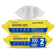 Hypoallergenic Pet Wipes for Sensitive Skin - 2 Pack