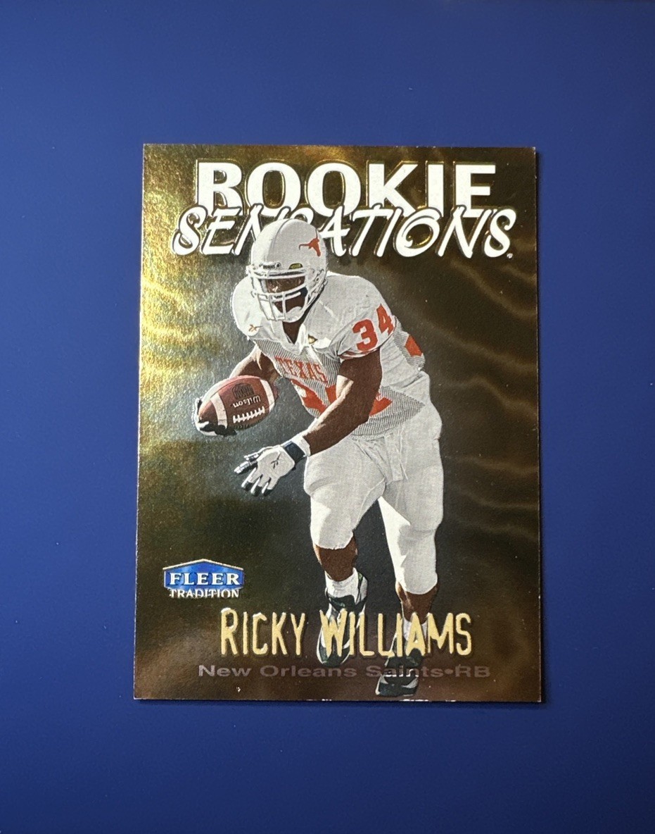 Ricky Williams Fleer Tradition Rookie Sensations #20 Base