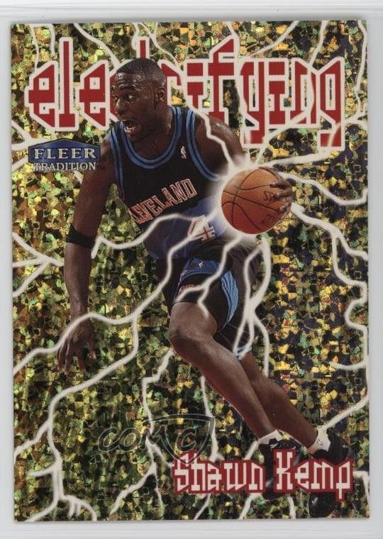 1998-99 Fleer Tradition Electrifying Shawn Kemp #7E 0i5i