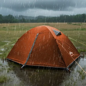 Tente de suremballage imperméable 2 Person Camping Tentes Tentes Randonnée Tentes Aluminium Cadre