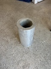 Foil Faced Mineral Wool Pipe Insulation Section &ndash; Approx 100mm ID x 500mm Long