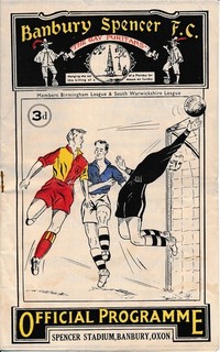 Banbury Spencer v Hereford United (Birmingham League) 1954/1955