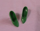 Vintage Barbie Clothes - Vintage Barbie 1620 Junior Designer Green Spike Shoes