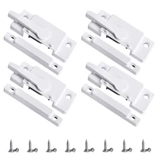 4 Pack Windows Sash Lock-Sliding Window Sash Locks for Single-Hung and Double...