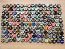 Lot of 160 Assorted Bottlecaps for Arts and Crafts Imperfect Condition