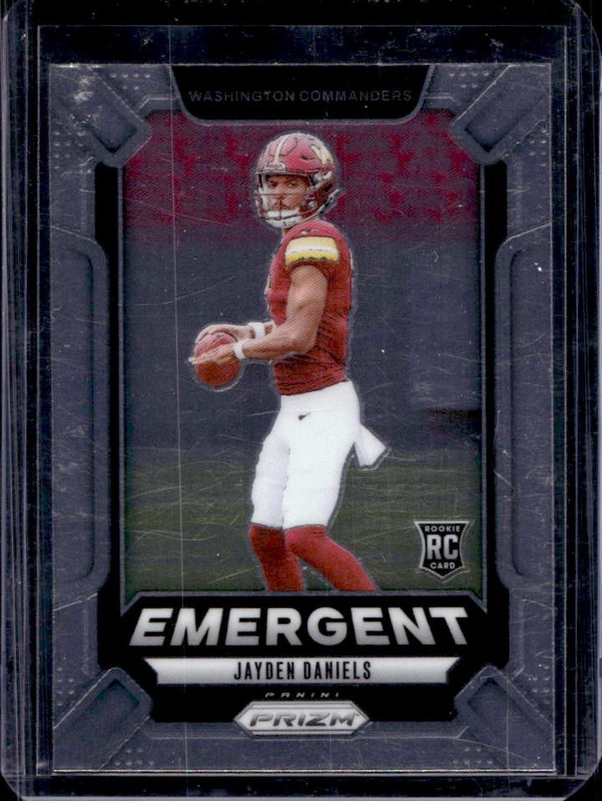 2024 Prizm Jayden Daniels Emergent RC Rookie #2 Commanders