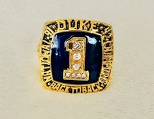 1992 Duke Blue Devils National Champions Basketball Ring, US SHIP
