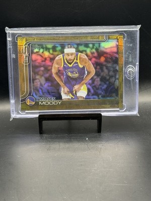2025-26 Topps Basketball Moses Moody Gold Color Match /50 #140 Season Tip Off