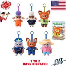 MINISO Zootopia Series doll Vinyl Plush Pendant Confirmed Blind Box Figure Gift