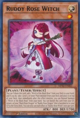 Ruddy Rose Witch - MP22-EN061 - Rare - 1st Edition - Near Mint