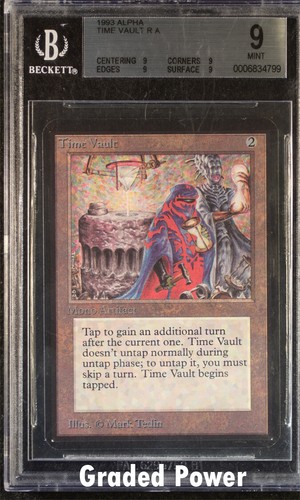 Alpha Time Vault 9 QUAD (4799) Magic: The Gathering MTG