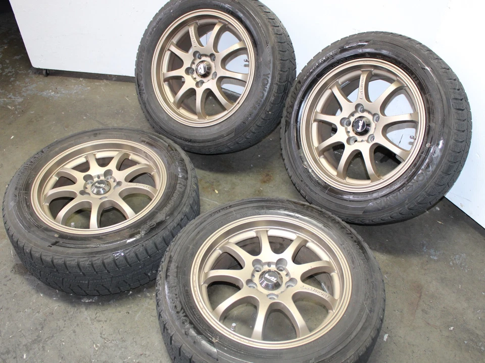 JDM 16X7 5X114.3 ET 45 LM SPORT 1845 LIGHT WEIGHT WHEELS RIMS TIRES Foto 2 de 4