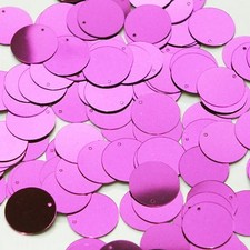 Sequins 12mm Top Hole Bright Violet Purple Metallic Paillettes Made in USA