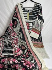 Lawn Pakistani embroidery kameez Shalwar 3XL Bust 50