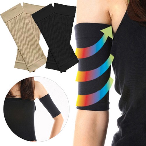 2pcs Womens Compression Slim Arm Shaper Arms Sleeve Shaping Upper Exercis 。