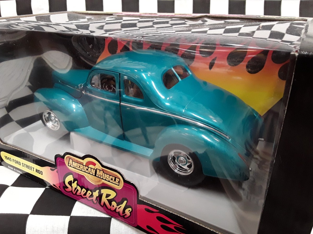 自動車 Ertl Collectibles 1940 Ford Street Rod 1940 Ford Coupe V-8 1/18 Ertl American Muscle 