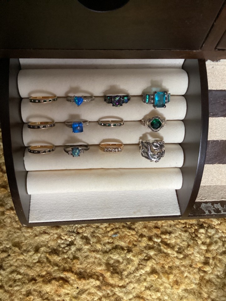 lot of 12 nice costume jewelry rings eBay